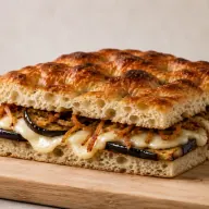 Dorata — Smoked provola, grilled aubergine and onion