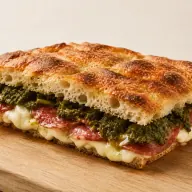 Napoletana — Neapolitan salami, smoked provola and friarielli pesto