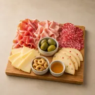 Small Board — Cured meats and cheeses with grissini and side dishes — serves 2