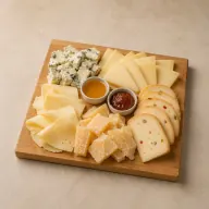 Cheese Only — A selection of cheeses served with honey, jams, dried fruit, breadsticks and taralli — for two