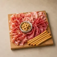Cured Meats Only — A selection of cured meats served with grissini and taralli — serves 2